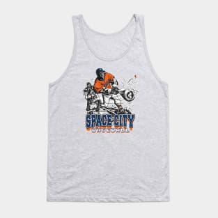 Space City Big Stick Baseball Tank Top